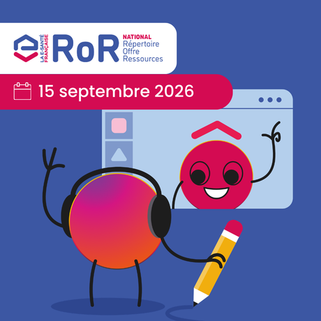 Bannière de présentation du RoR national, illustrée par des personnages animés devant une interface web et portant l'annonce de la date du 15 septembre 2026.